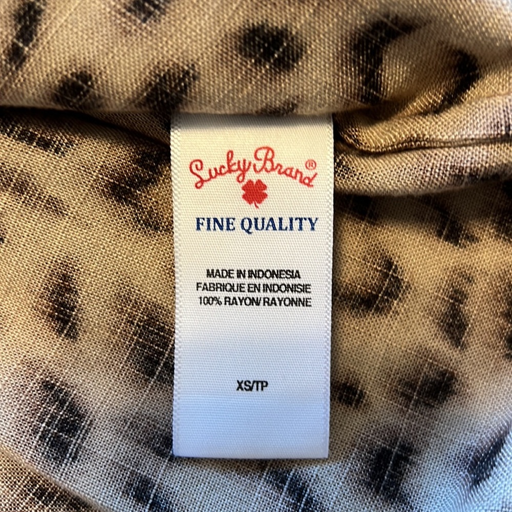 Lucky Brand Leopard Print Sleeveless Dress - Picture 14 of 15